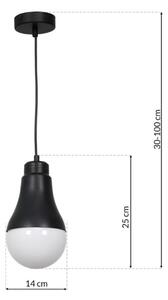 Lustr na lanku HELIOS 1xE14/40W/230V
