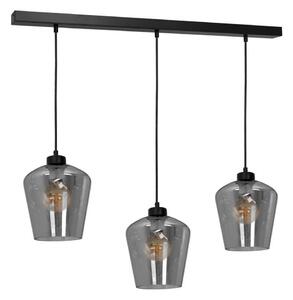 Lustr na lanku SANTIAGO 3xE27/60W/230V černá