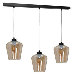 Lustr na lanku SANTIAGO 3xE27/60W/230V hnědá