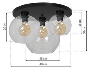 Stropní svítidlo SOFIA 3xE27/60W/230V čirá