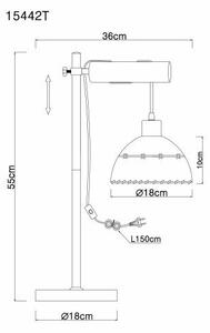 Globo 15442T - Stolní lampa REX 1xE27/60W/230V