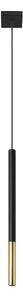 Sollux SL.0891 - Lustr na lanku MOSAIC 1xG9/12W/230V černá/zlatá