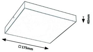 Rabalux - LED Koupelnové stropní svítidlo LED/18W/230V 2800-6000K IP44 bílá