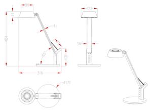 Globo 58423 - LED Stmívatelná stolní lampa URSINO LED/8W/230V