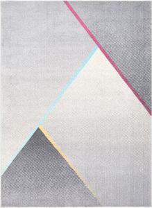 Kusový koberec Agnella Funky Top Geb Šedý Rozměr: 80x120 cm