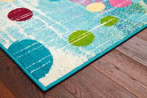 Kusový koberec Agnella Funky Top Sem Smaragdový Rozměr: 100x170 cm