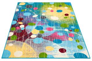 Kusový koberec Agnella Funky Top Sem Smaragdový Rozměr: 100x170 cm