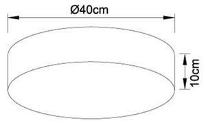 Globo 15365D - LED Stmívatelné stropní svítidlo SINNI LED/24W/230V + DO