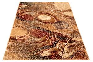 Vlněný koberec Agnella Isfahan Bellona Jantarový Rozměr: 100x180 cm