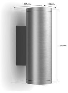 Philips 17463/47/P7 - LED RGBW Venkovní svítidlo Hue APPEAR 2xLED/8W/230V IP44
