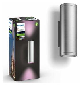 Philips 17463/47/P7 - LED RGBW Venkovní svítidlo Hue APPEAR 2xLED/8W/230V IP44