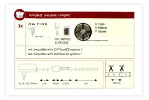 Paulmann 78978 - LED RGB/20W Stmívatelný pásek SIMPLED 5m 230V + DO