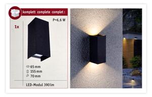 Paulmann 94326 - 2xLED/2,8W IP44 Venkovní nástěnné svítidlo FLAME 230V