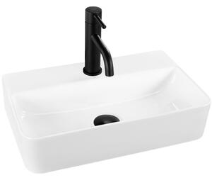 Umyvadlo na desku Rea Naomi 45 cm bílé