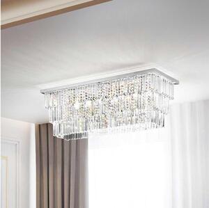 Ideal Lux - Stropní svítidlo MARTINEZ 8xE14/40W/230V lesklý chrom