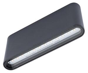 LED Venkovní nástěnné svítidlo FLOW 2xLED/6W/230V IP54 černá