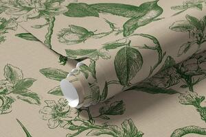 Tapety Ptáci v botanické zahradě, Tapety jedinečné, a00965 : uwalls.cz