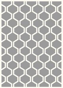 Kusový koberec Agnella Soft Tehya šedý Rozměr: 80x150 cm