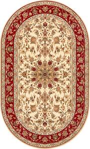 Oválný koberec Agnella Standard Samir krémový Rozměr: 100x180 cm