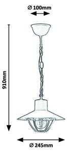 Rabalux - Venkovní lustr 1xE27/10W/230V IP44
