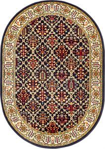 Oválný koberec Agnella Standard Tamir granátový Rozměr: 100x180 cm