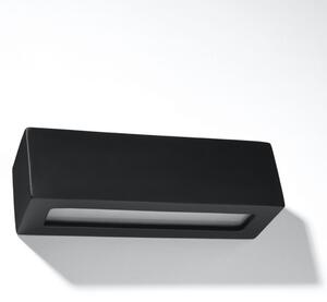 Sollux SL.0878 - Nástěnné svítidlo VEGA 1xE27/60W/230V černá
