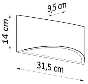 Sollux SL.0834 - Nástěnné svítidlo VIXEN 1xG9/40W/230V