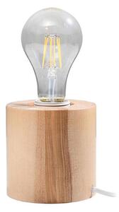 Sollux SL.0674 - Stolní lampa SALGADO 1xE27/60W/230V dřevo