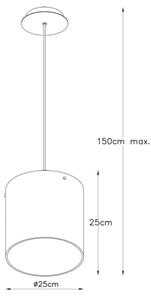 Lucide 74402/25/65 - LED Stmívatelný lustr na lanku OWINO 1xGU10/5W/230V