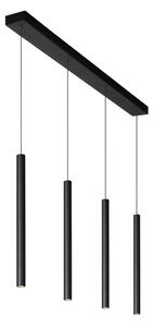 Lucide 74403/04/30 - LED Stmívatelný lustr na lanku LORENZ 4xLED/4W/230V černá