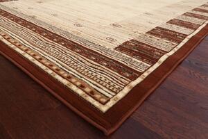 Agnella kusový koberec Standard Karen béžový hnědý Rozměr: 60x120 cm