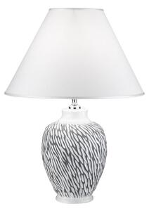 Kolarz A1340.71.Gr - Stolní lampa CHIARA 1xE27/100W/230V bílá/šedá pr. 40 cm