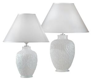 Kolarz A1340.71 - Stolní lampa CHIARA 1xE27/100W/230V bílá pr. 40 cm