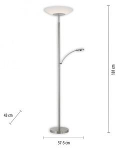 Paul Neuhaus 655-55-LED Stmívatelná stojací lampa ALFRED LED/28W+LED/4W/230V