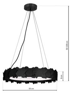 LED Lustr na lanku SOHO LED/24W/230V černá
