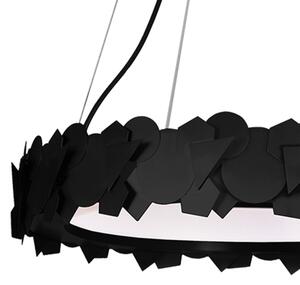 LED Lustr na lanku SOHO LED/24W/230V černá