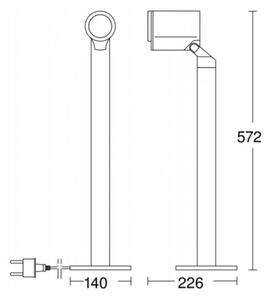 STEINEL 058661 - LED Venkovní lampa se senzorem SPOT WAY 1xGU10/7W/230V IP44