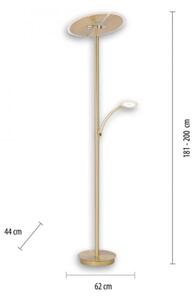 Paul Neuhaus 673-60- LED Stmívatelná stojací lampa ARTUR 2xLED/21W/230V+LED/6W