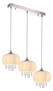 Křišťálový lustr na lanku NOVA 3xE14/40W/230V