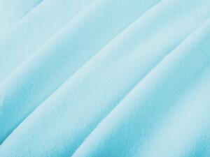 Biante Dětská oboustranná deka Mikroplyš/Polar MIP-016 Ledově modrá 100x150 cm