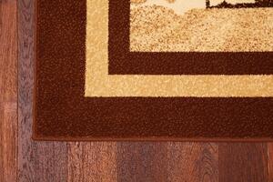 Kusový koberec Agnella Standard Ustronie hnědý Rozměr: 150x250 cm