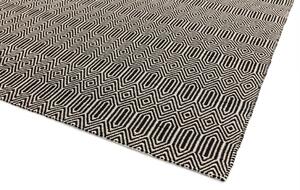 Makro Abra Moderní kusový koberec Sloan Black černý Rozměr: 66x200 cm
