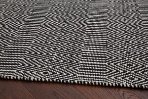 Makro Abra Moderní kusový koberec Sloan Black černý Rozměr: 100x150 cm