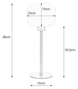 Markslöjd 108121 - Stolní lampa SOBER 1xE27/60W/230V matný chrom