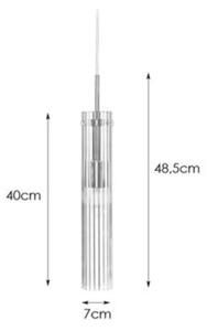 Markslöjd 108112 - Lustr na lanku TUBO 1xE14/40W/230V