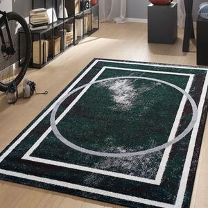 Makro Abra Kusový koberec moderní OTTO 07 Klasický šedý zelený Rozměr: 200x290 cm