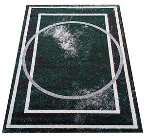 Makro Abra Kusový koberec moderní OTTO 07 Klasický šedý zelený Rozměr: 80x150 cm