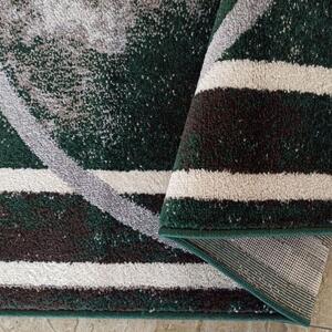 Makro Abra Kusový koberec moderní OTTO 07 Klasický šedý zelený Rozměr: 120x170 cm