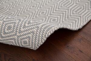 Makro Abra Moderní kusový koberec Sloan Silver stříbrný Rozměr: 66x200 cm