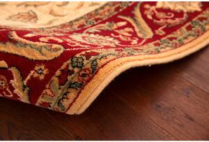 Kusový koberec vlněný Dywilan Omega Aries Světlý Rubín Rozměr: 66x100 cm